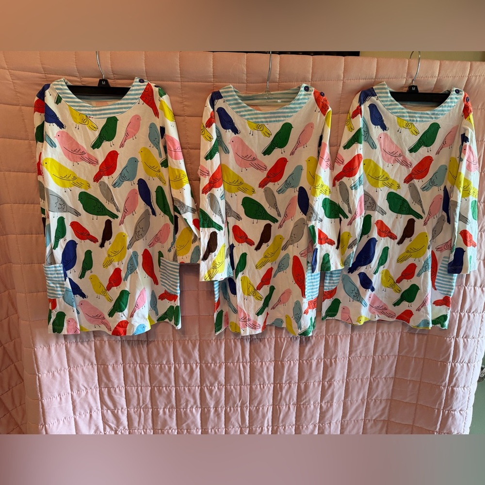 Colorful Bird Print Dress - Picture 5 of 5